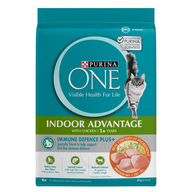 PURINA ONE Adult Dry Indoor Chicken 6kg