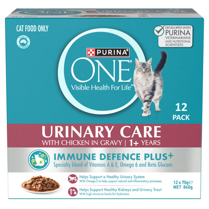 Purina ONE Adult UTH Chicken Multipack (12x70g)