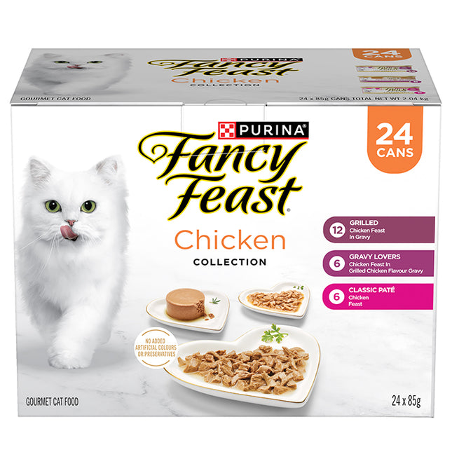 Fancy Feast Chicken Variety Pack 85g 24pk