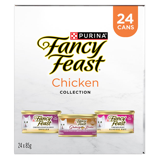 Fancy Feast Chicken Variety Pack 85g 24pk