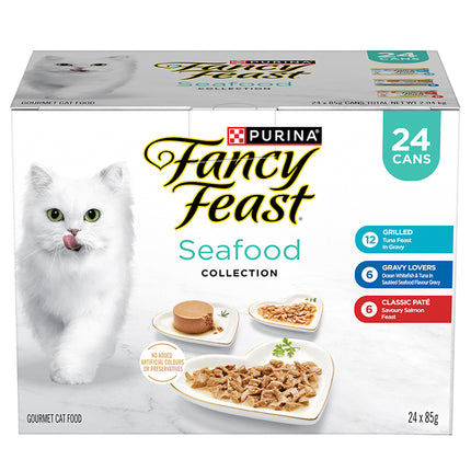 Fancy Feast Seafood Variety Pack 85g 24pk
