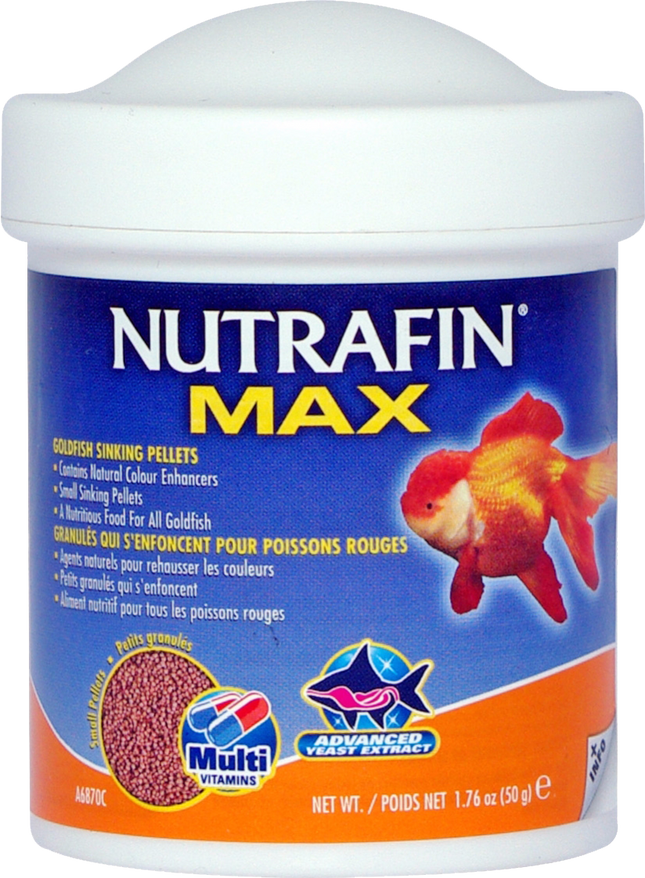 Nutrafin Max - Small Goldfish Sinking Pellets (50g)