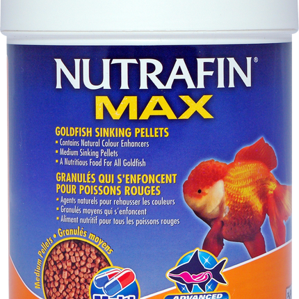 Nutrafin Max - Medium Goldfish Sinking Pellets (530g)