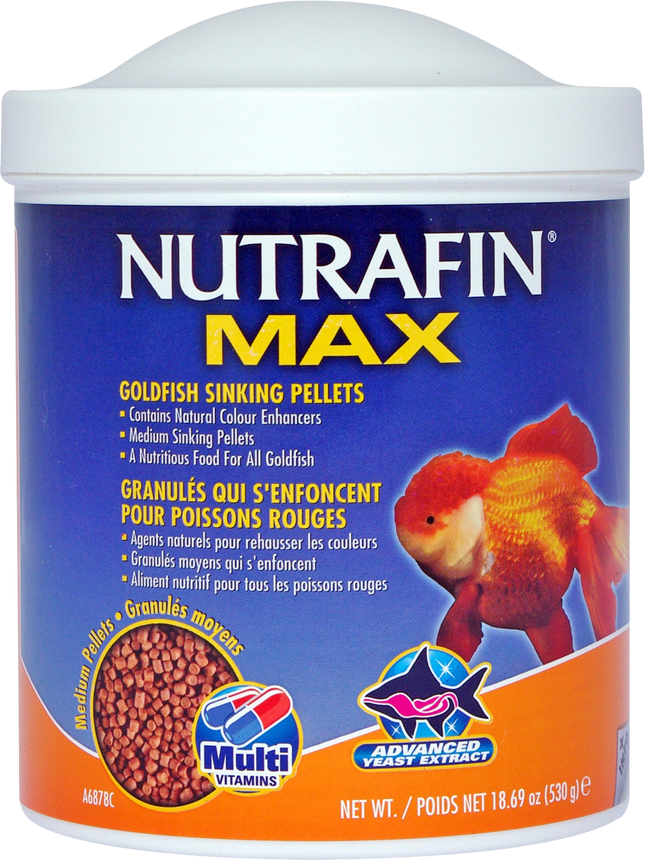 Nutrafin Max - Medium Goldfish Sinking Pellets (530g)