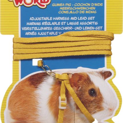 Living World - Guinea Pig Harness & Lead Set (Yellow)