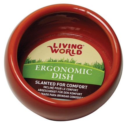 Living World - Ceramic Pet Dish (Terracotta) (420ml)