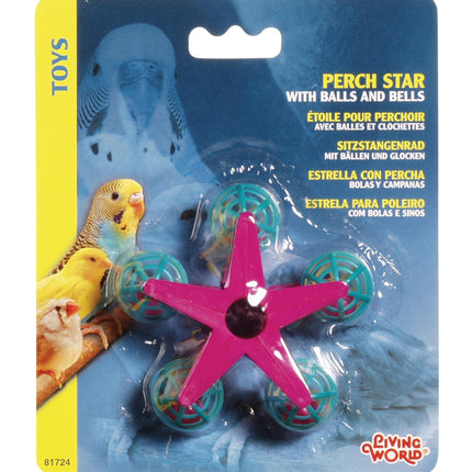 Living World - Perch Star with Balls and Bells