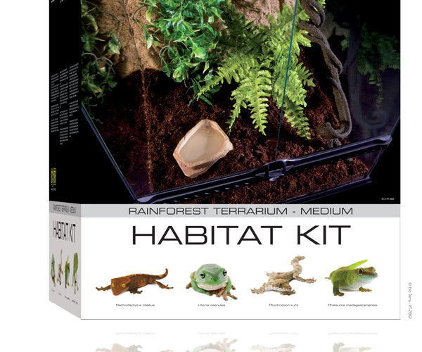 Exo Terra Rainforest Terrarium Habitat Kit (45 x 45 x 60cm) – Pets