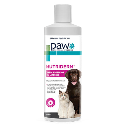 PAW NutriDerm Replenishing Shampoo for Dogs and Cats 500ml