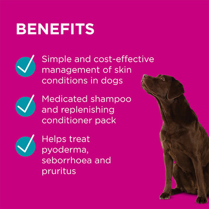 PAW Medi-NutriDerm Infected Skin Shampoo & Conditioner Duo Pack for Dogs and Cats 2x200ml
