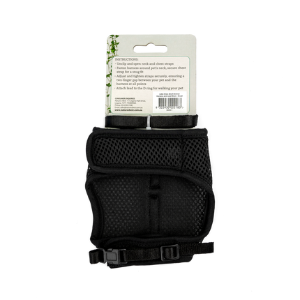 Little Ones - Small Animal Harness & Lead (Small) - Black