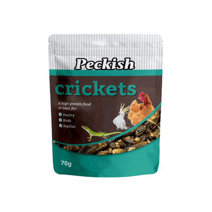 Peckish - Dried Crickets (70g)