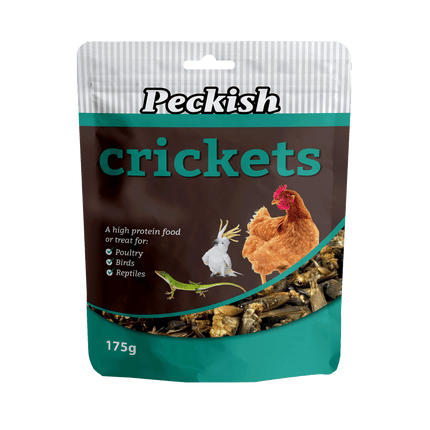 Peckish - Dried Crickets (175g)