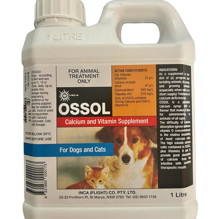 OSSOL - Calcium & Vitamin Supplement (1L)
