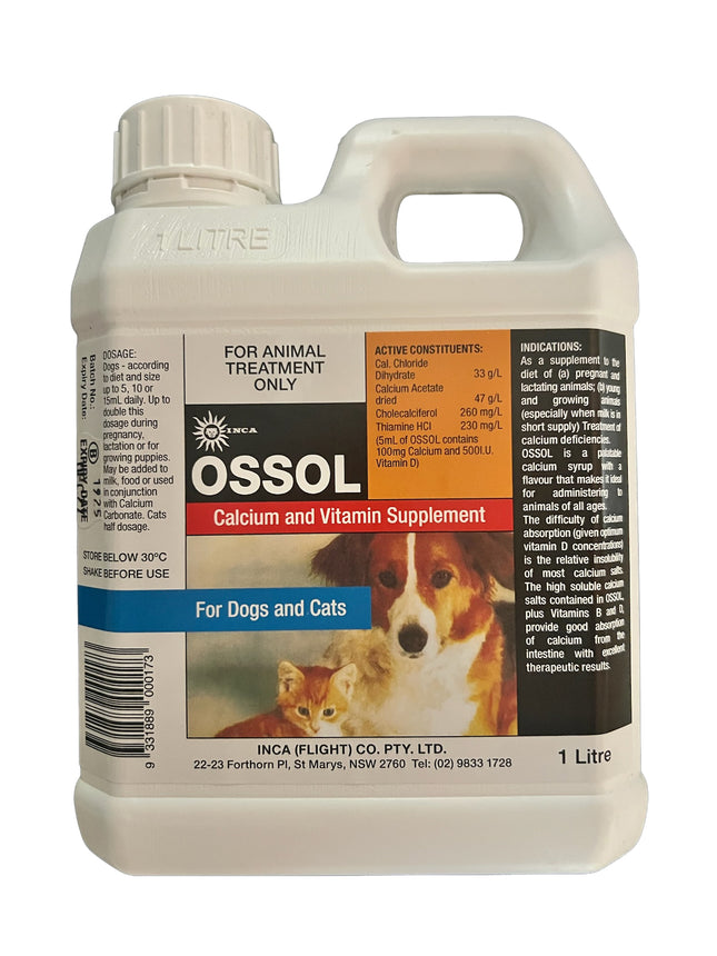 OSSOL - Calcium & Vitamin Supplement (1L)