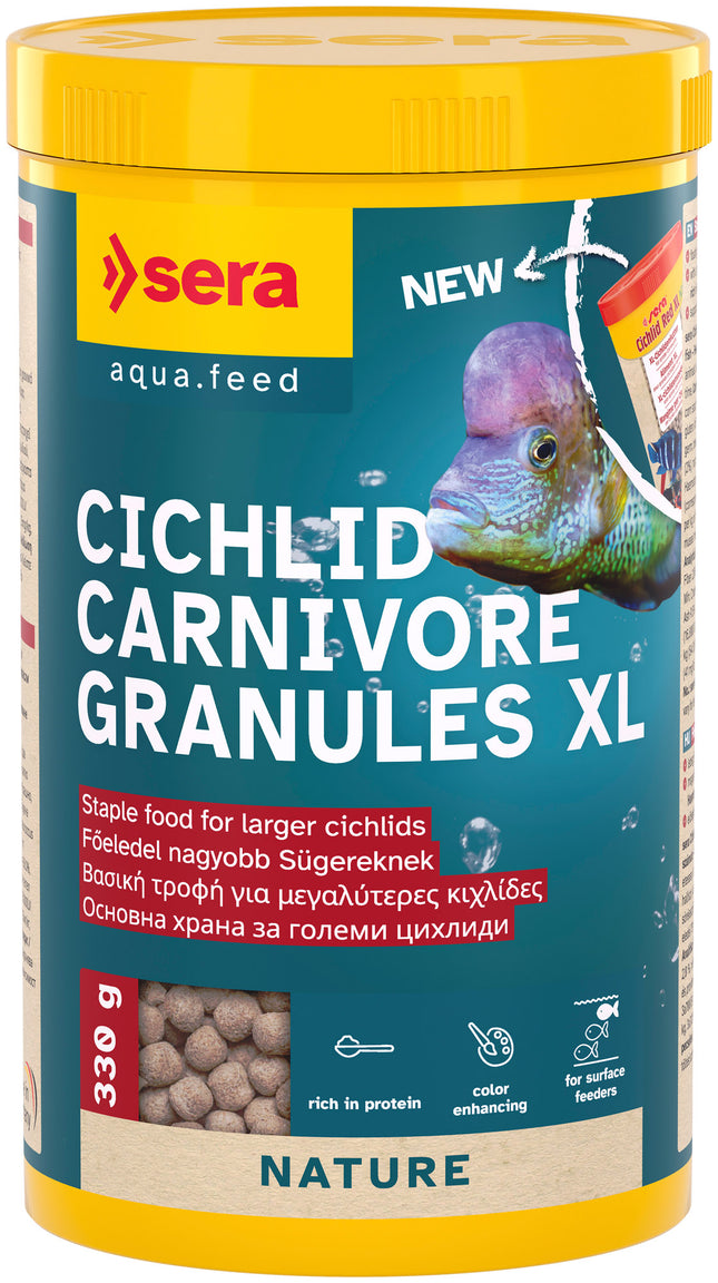 sera Cichlid Carnivore Granules XL 1000ml (330g)
