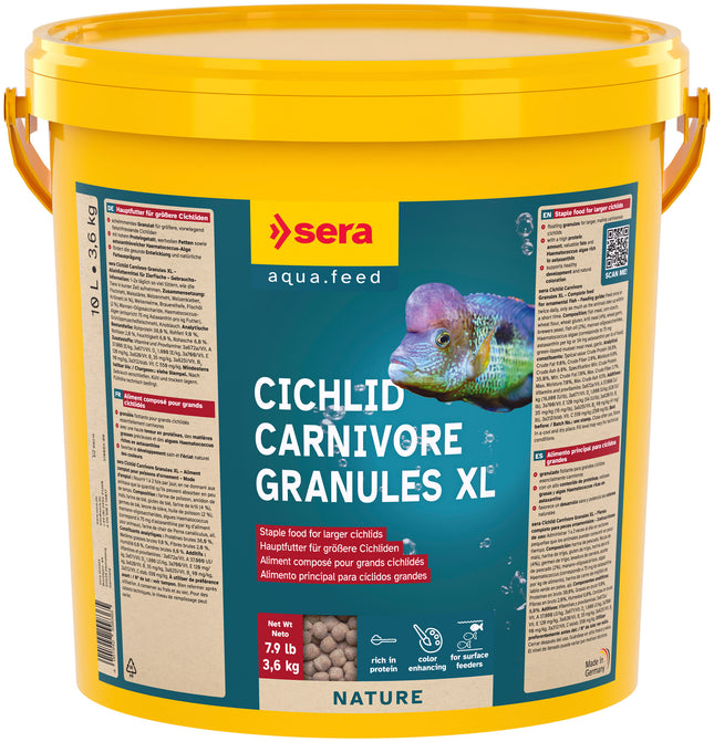 sera Cichlid Carnivore Granules XL 10L (3.6kg)