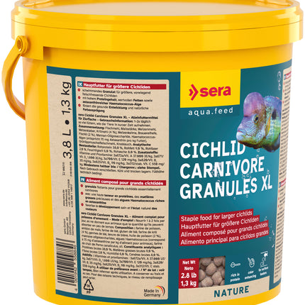 sera Cichlid Carnivore Granules XL 3.8L (1.3kg)