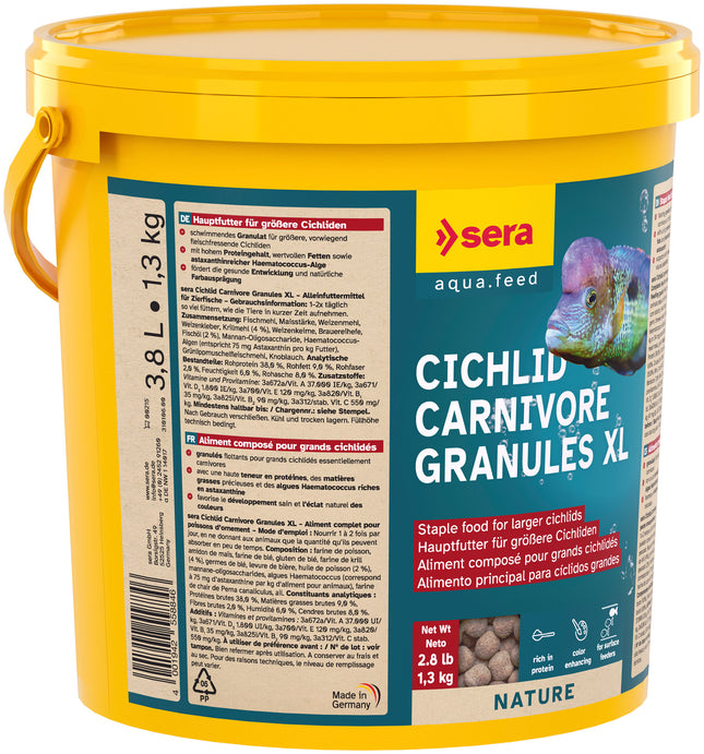 sera Cichlid Carnivore Granules XL 3.8L (1.3kg)