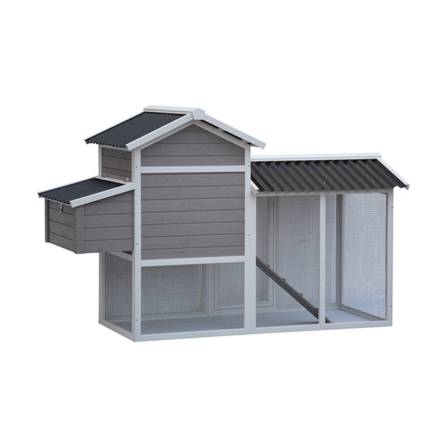 Peckish Two-storey Chicken Coop 128 x 85 x 202cm