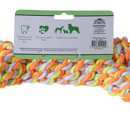WagTime - Bone Rope Toy (25cm)