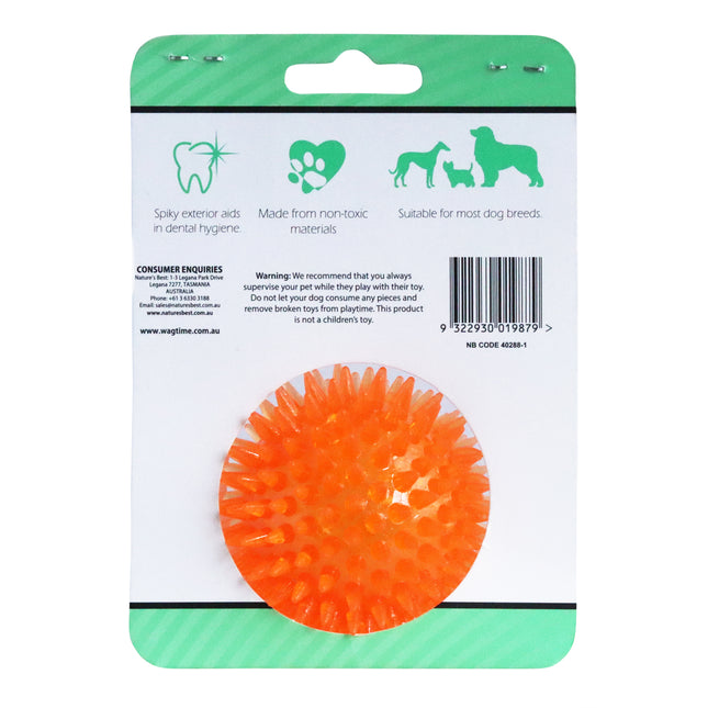 WagTime - Spike & Squeak Chew Toy (6.5cm)