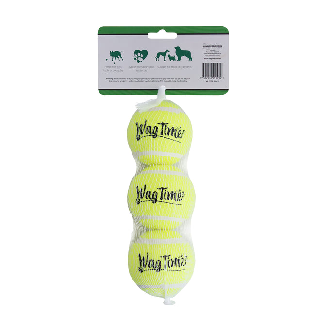WagTime - Tennis Balls (3pk)