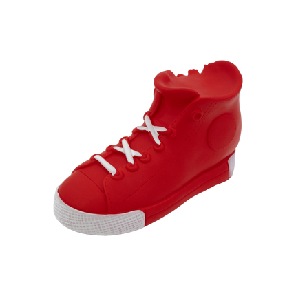 WagTime Vinyl Red Lace Up Shoe