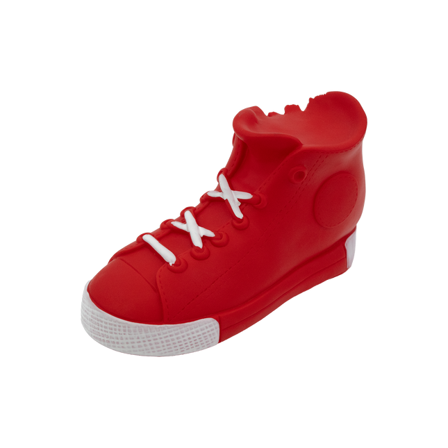 WagTime Vinyl Red Lace Up Shoe