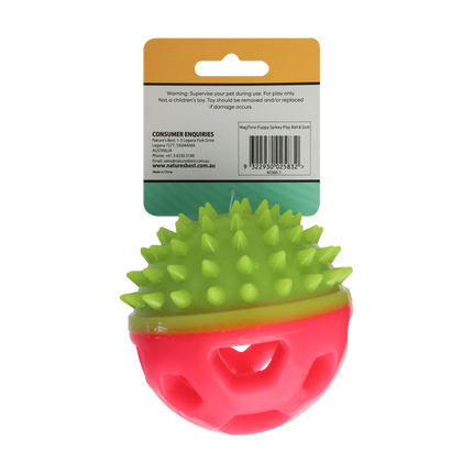 WagTime - Puppy Spikey Play Ball (8.5cm)