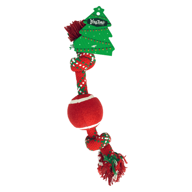 WagTime - Christmas Ball Rope Toy (30cm)