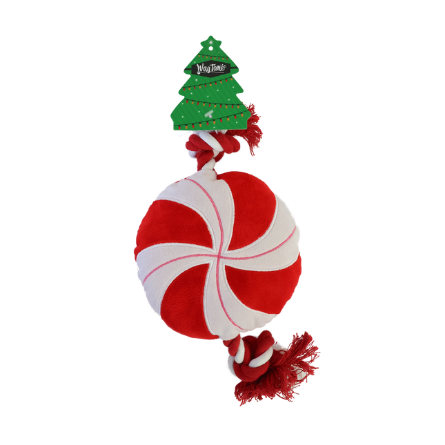WagTime - Christmas Candy Rope Toy (30cm)