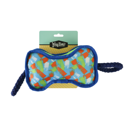 WagTime Sunsational Rope Plush Bone