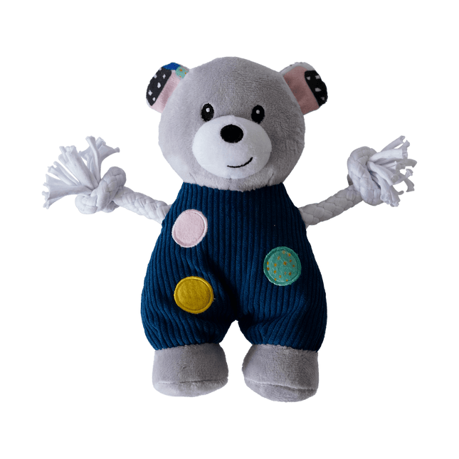 Dan & Sam Jinx the Patchwork Knot Bear