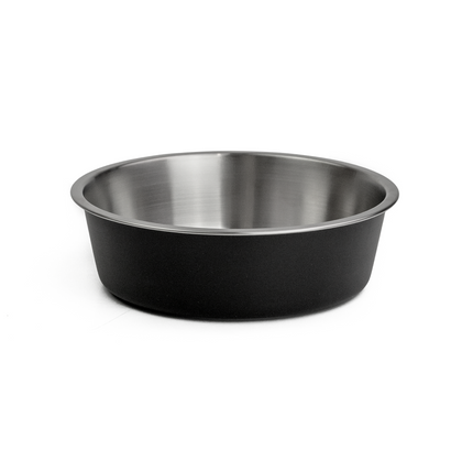 WagTime - Black Stainless Steel Dog Bowl (Medium)