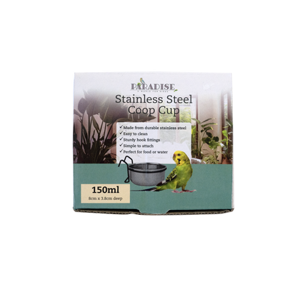 Paradise - Stainless Steel Coop Cup with Hook (150ml)