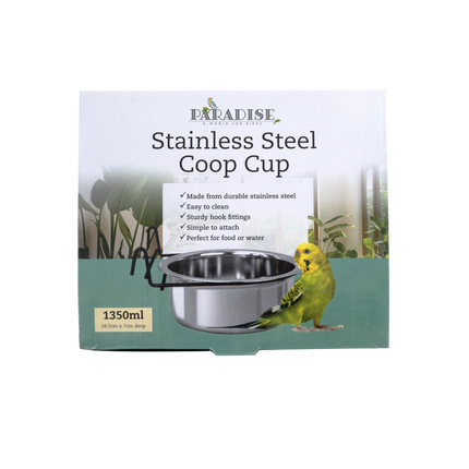 Paradise - Stainless Steel Coop Cup with Hook (1350ml)