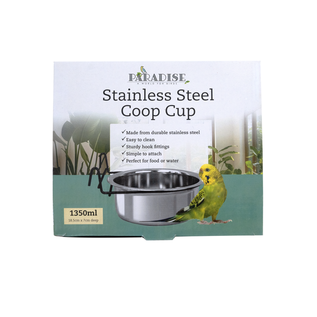 Paradise - Stainless Steel Coop Cup with Hook (1350ml)