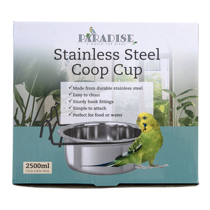 Paradise - Stainless Steel Coop Cup with Hook (2500ml)