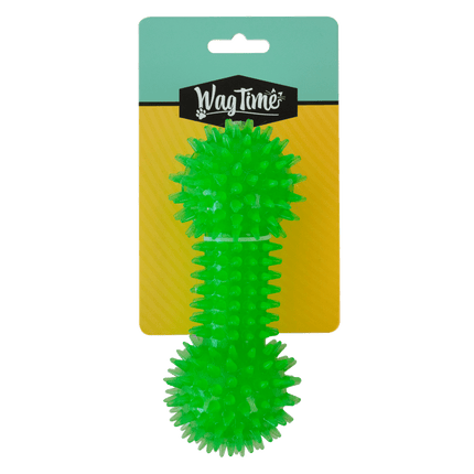 WagTime Green Spike Dumbell