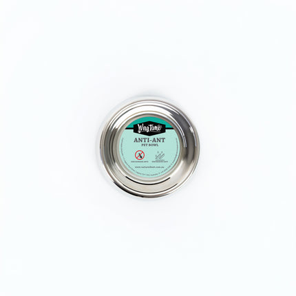 WagTime Anti-Ant Non-Tip Stainless Steel Cat Bowl 200ml