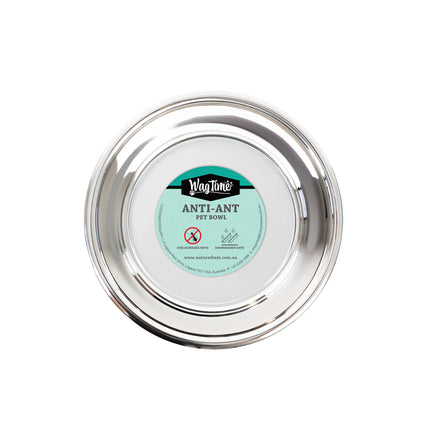 WagTime Anti-Ant Non-Tip Stainless Steel Dog Bowl 900ml