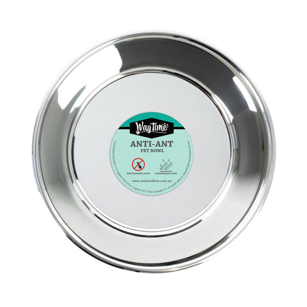 WagTime Anti-Ant Non-Tip Stainless Steel Dog Bowl 1850ml