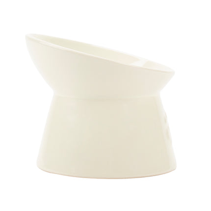 Scruffs - Icon Raised Cat Feeder Bowl Cream