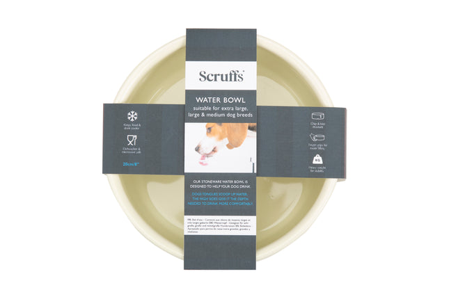 Scruffs - Icon Drink Bowl Light Grey (20cm)