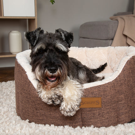 Scruffs - Woodlands Oval Bed Brown (75cm)