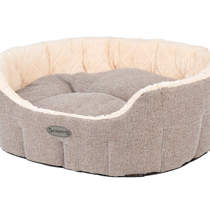 Scruffs - Woodlands Oval Bed Grey (75cm)