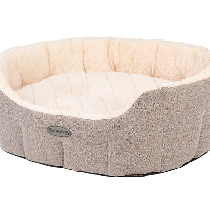 Scruffs - Woodlands Oval Bed Grey (75cm)