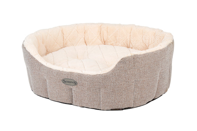 Scruffs - Woodlands Oval Bed Grey (75cm)