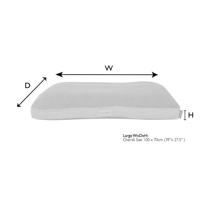 Scruffs - Harvard Orthopaedic Mattress Graphite Grey (100 x 70cm)